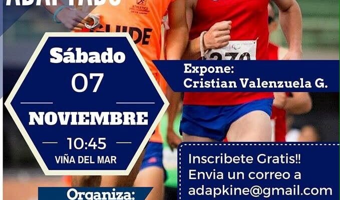 Cristian Valenzuela dictará Clínica de Atletismo Adaptado