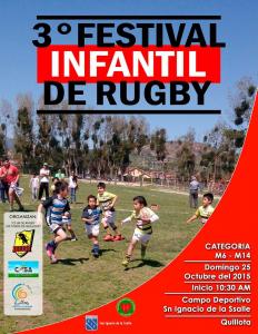Afiche del III Festival de Menores 2015 